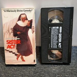 🖤 Sister Act VHS Tape 1992 Whoopi Goldberg